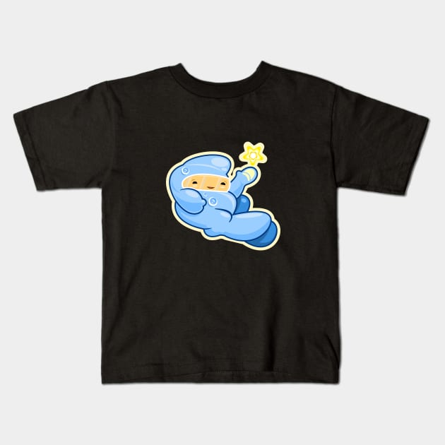 Space Boy Kids T-Shirt by SuaveOne